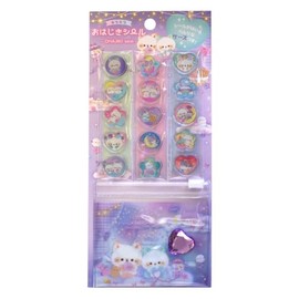 Coolia Sticker Glitter Marble Stickers Night Meow 01098