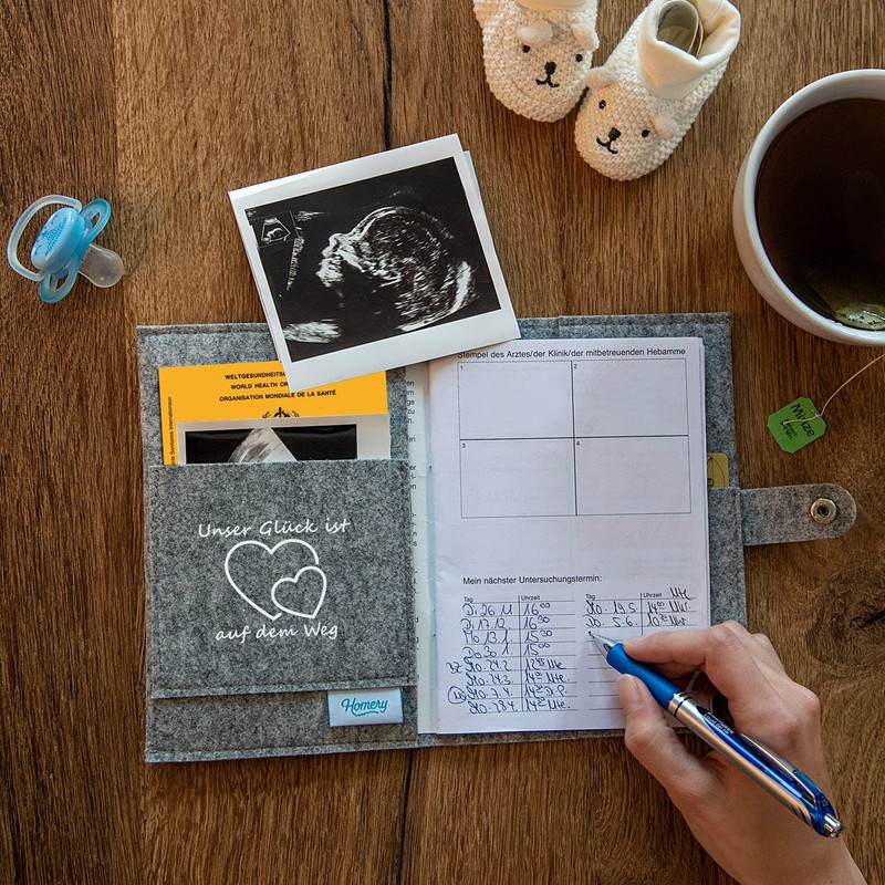 Homery Cover for "Mutterpass" (German document held by expectant mothers)