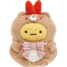 San-X Sumikko Gurashi MF87701 "Bear Cafe at Home" Plush Toy, Shrimp Tail