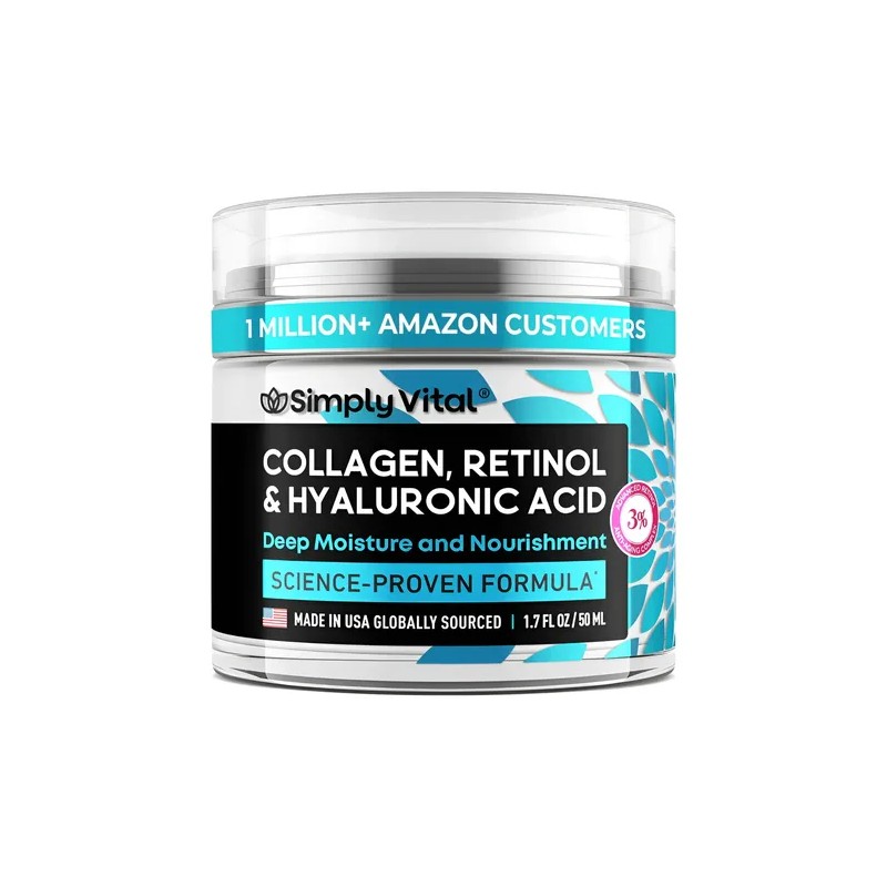 Simplyvital Crema Colágeno Ácido Hialurónico Retinol