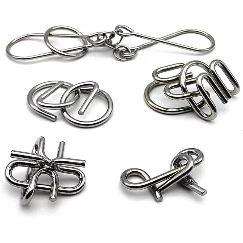 Nierbo 32 Pcs Rompecabezas De Metal Educativo, Juego De La