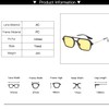 OSAGAMA Vintage Square Sunglasses for Women Men 70s Small Glasses