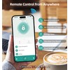 Keyless Fingerprint Door Lock Set: HEANTLE WiFi Front Door Lock