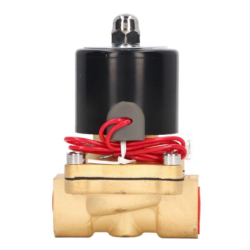 Solenoid Valve Brass Electric 2 Way 1/2in Normally Closed for