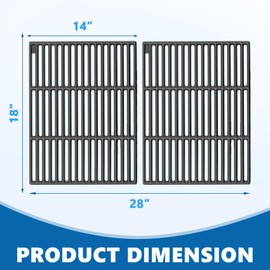SafBbcue Cast Iron Cooking Grates for Masterbuilt 1050 Gravity Series Grill Parts Cooking Grid for Masterbuilt MB20041220 Grill Replacement Parts