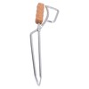Log Tongs Beech Wood Handle Stainless Steel Clamp High Temperature