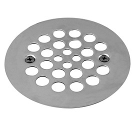 Westbrass 4-1/4" O.D. Shower Strainer Plastic-Oddities Style, Polished Chrome, D3193-26