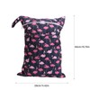 Diaper Bag Storage Pouch Waterproof Polyester Reusable Dual Zippers Diaper