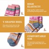 ICEIVY 5 Pairs Fluffy Thermal Socks for Womens Warm Wool