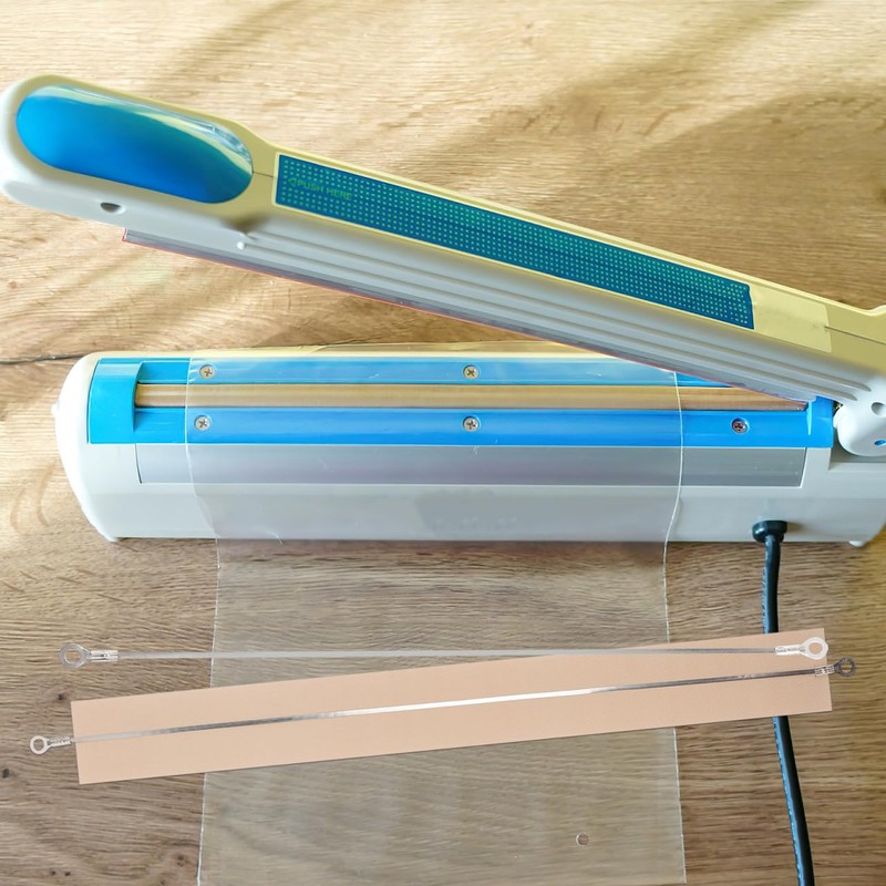 VILLCASE 5 Piezas Repuesto Sellador De Impulsos, 200mm Ellador De