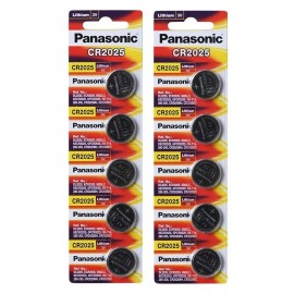 Panasonic LOT 2-5-10NEW Panasonic 3V LITHIUM BATTERY CR2025 2025 BR2025 DL2025 Button Cell - 5 pieces
