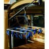 GORDON MILLER 31351 Clip Hanger, 24 Clips, Aluminum Frame, Blue