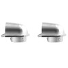 2pcs 4Inch 100mm Waterproof Stainless Steel Vent Vent Hood Anti-
