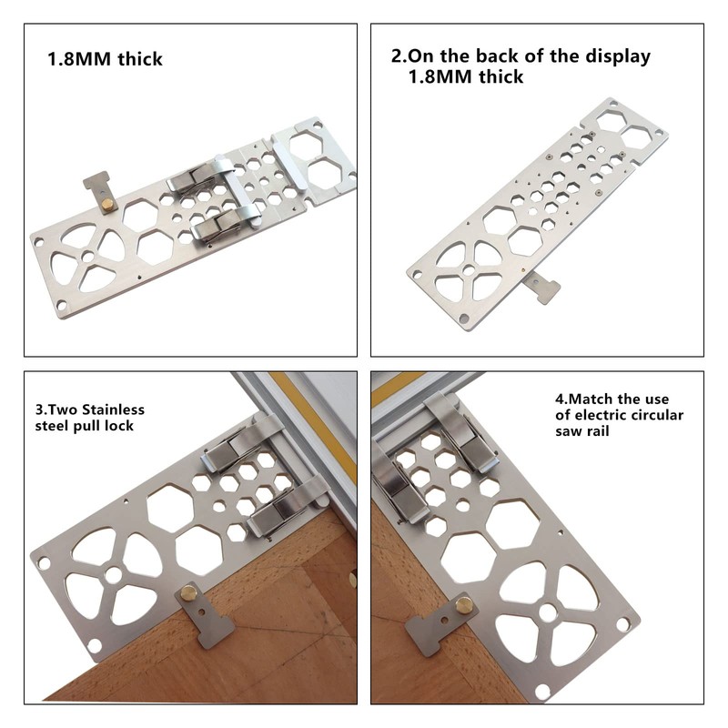 340 mm 90 Degree Circular Saw Guide, Right Angle Guide