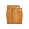 Karaca Bade Bamboo Chopping Board Set - 2-Piece Wooden Cutting