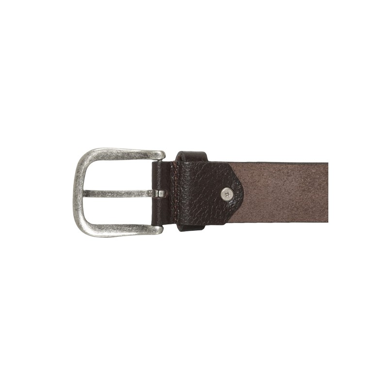 Redbridge Men's Genuine Leather Belt with Rivets, brown