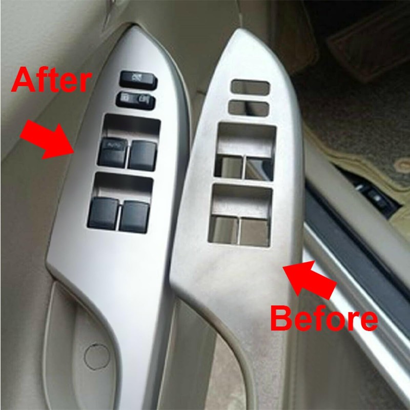 Front Driver Side Power Window Switch Trim Bezel Cover, Door