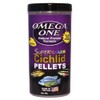 Omega One Super Color Sinking Cichlid Pellets, 2mm Large Pellets,