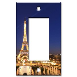 Art Plates 1 Gang Decora - GFCI Wall Plate - The Eifel Tower