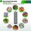 Yesker 8 Layer Herb Drying Rack Hanging Mesh Net Foldable