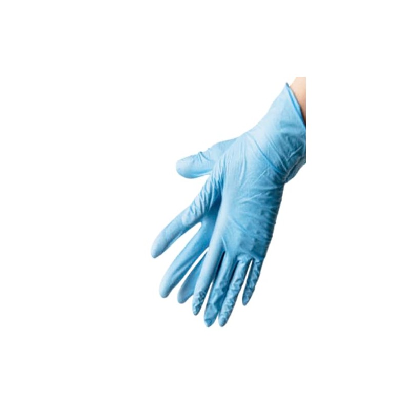 Jena Blue Medium Disposable Vinyl Gloves 200 Pack