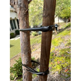 32" Tree Ties with complimentary Nail (Black) (10 Pack)