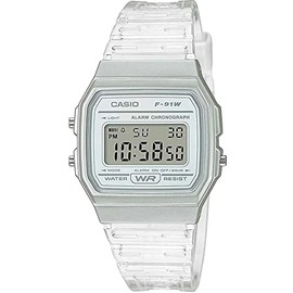 Casio Casual Watch F-91WS-7DF, White, Casual