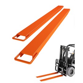 KYBOLT Pallet Fork Extension, [4.5" Width 72" Length] [4600 LBS Max] Heavy Duty Steel Pallet Extensions for Forklift Truck- Orange