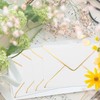 Roczential 24 Envelopes, Mini Envelopes, Business Card Size, Simple, Stylish,