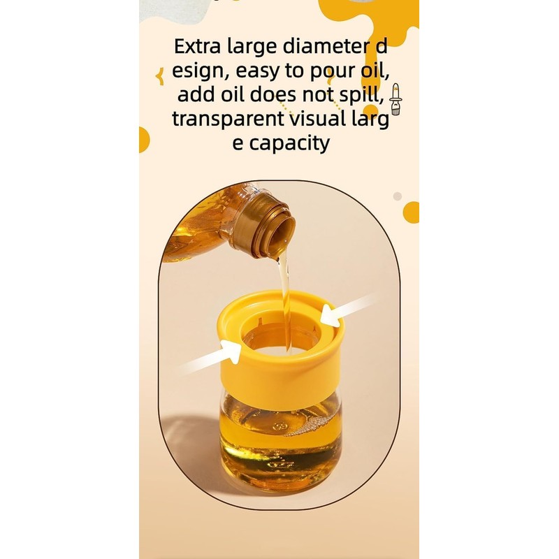 Catron Glass Oil Dispenser Bottle Made with Premium Glass &