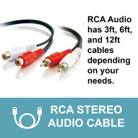 Cables To Go 3FT Value SERIESANDTRADE; RCA Stereo Audio Cable