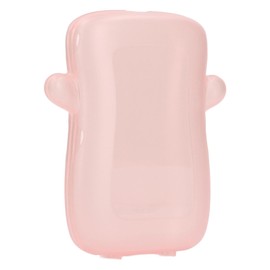 Squeeze Proof Baby Food Pouch Holder, Prevent Squeeze and Mess, Reusable, Food Safe, Easy to Use, for Babies Toddlers Kids (Pink)