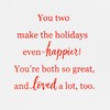 American Greetings Christmas Card for Son and Wife (Both so
