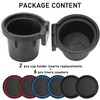 Auovo 2 Pcs Cup Holder Inserts Replacement for Frontier 2005-2019