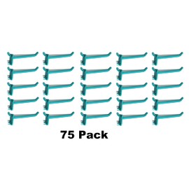 Teal Plastic Pegboard Hooks Garage/ Tools/ Storage/ Organization/ Jewelry/ Crafts - 2 inch, 4 inch, or 6 inch (75, 4 Inch)