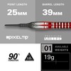 Target Pyro G10 MAX 95% 19G 2BA Soft Tip Darts