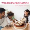 Wooden Marble Machine Wooden Marble Perpetual Motion Ball Desk Toy