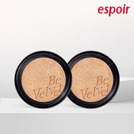 Espoir 에스쁘아 2개 NEW 비벨벳 커버 쿠션 (리필) espoir 2pcs NEW Velvet Cover Cushion (Refill)