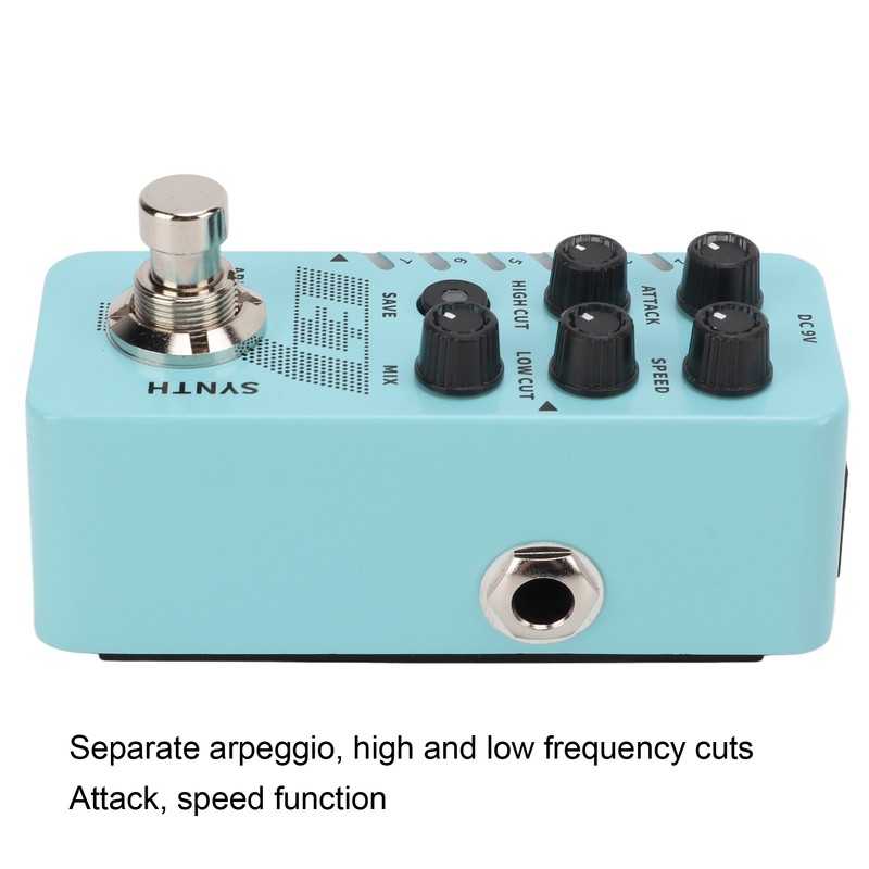 Synth Effect Guitar Electronic Polyphonic Synth Voice Effects Pedal with