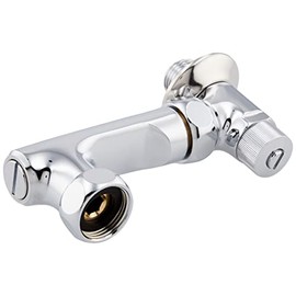 Kakudai 0103Q/100 Crank Thermostat, Single Lever, 2 Handle Mixing Stopper, Avoiding Obstacles, Length 3.9 inches (100 mm), Mounting Screws G3/4