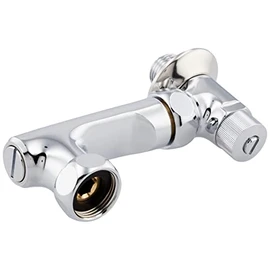 Kakudai 0103Q/100 Crank Thermostat, Single Lever, 2 Handle Mixing Stopper, Avoiding Obstacles, Length 3.9 inches (100 mm), Mounting Screws G3/4