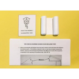 Paper Bellow For Cuckoo Clock Cuckoo Clock Recov.Paper Bellow Roll 2” X 24”w/ Instruction (100% GUARANTED)