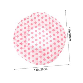 VICASKY 3pcs Large Shower Caps for Women Peva Hair Bathing Bonnets for Long Hair During Showers and Baths