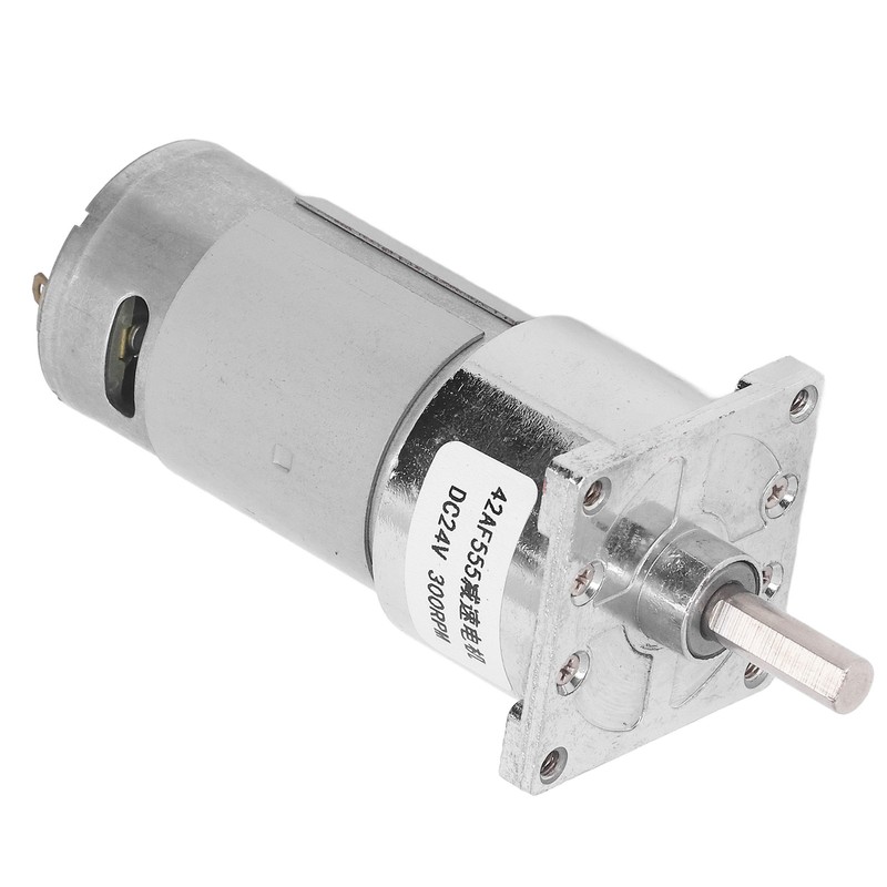 DC24V Gear Motor Self Locking Worm Speed Reduction Motor with