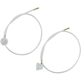 Gryshanyun 2Pcs White 360° Nozzle Extension Hose for Aerosol Can Sprayers and Body Repair Paint Guns, Universal Fit, Extended Reach Spray Attachment for Automotive DIY