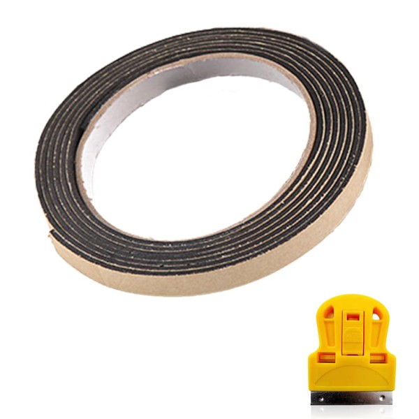 INGJIA Sealing Tape for Hob with Small Scraper, Mounting Tape