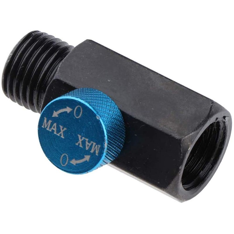 POFET 2pcs 1/4 NPT Inline Regulator Solid Steel Compressed Air