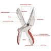 Ausid Kitchen Cutter Knife Scissor 7 in 1 Multi Tool