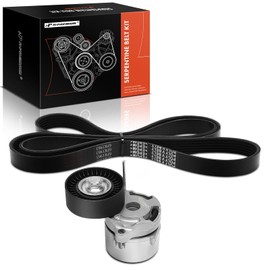 A-Premium Engine Serpentine Belt Drive Kit Compatible with Subaru Forester 2014-2018, Impreza 2015-2016, CrossTrek 2016-2017, XV Crosstrek 2015-2.0L 2.5L