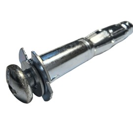 SANTIE Hollow Wall Anchors Bolts (3/16x1-1/2 Short) - 15 PC for Wall Thickness : 3/8" to 5/8"